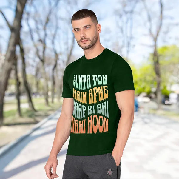 Military-Green_Sunta_Toh_Main_Apne_Cotton_Premium_&_Elegant_Regular_T-Shirt_For_Unisex