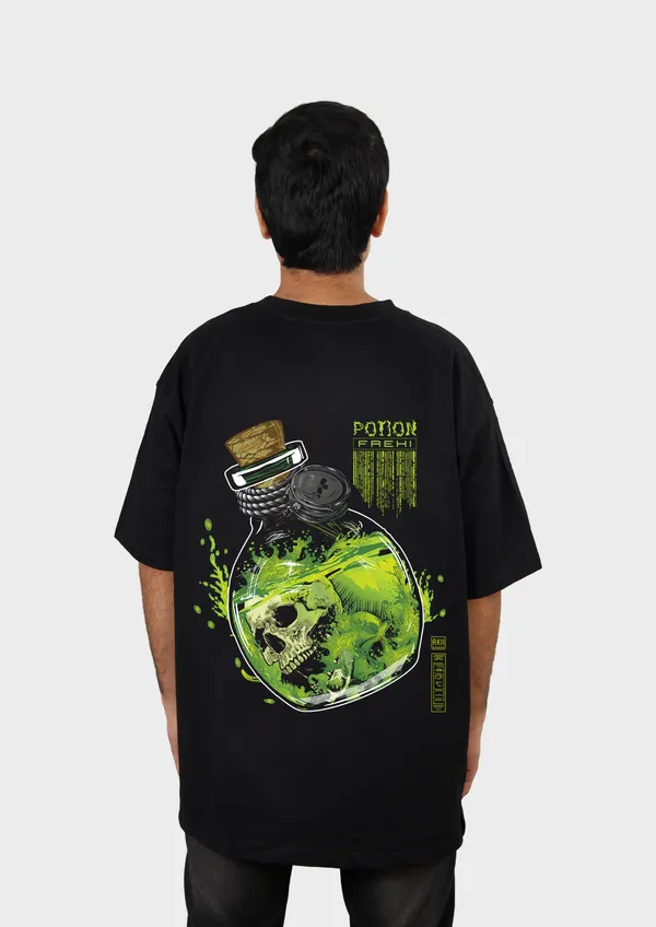 Black_Toxic_Drip_Cotton_Oversized_T-Shirt_For_Unisex