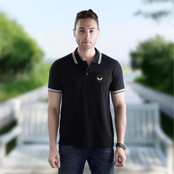 Black_Wild_Star_Cotton_Premium_&_Elegant_Polo_T-Shirt_For_Unisex
