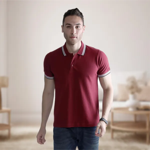 Maroon_Wild_Star_Cotton_Premium_&_Elegant_Polo_T-Shirt_For_Unisex