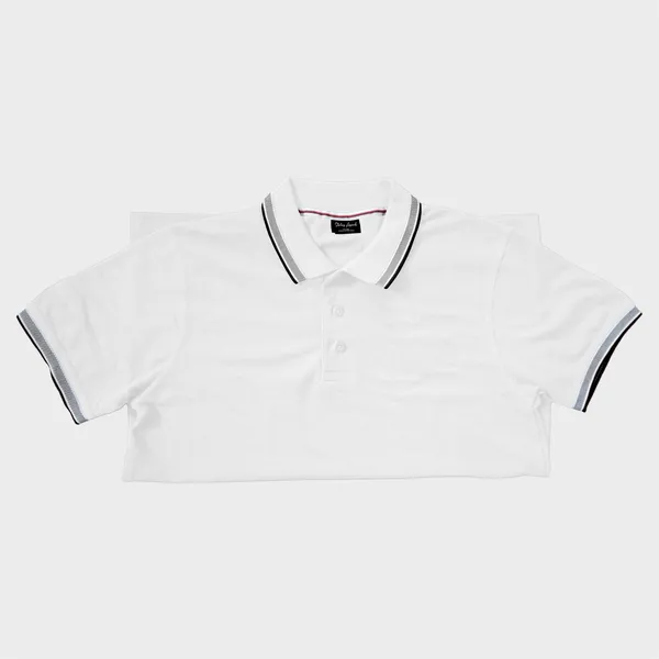 White_Wild_Star_Cotton_Premium_&_Elegant_Polo_T-Shirt_For_Unisex