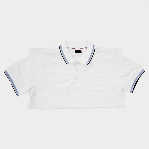 White_Wild_Star_Cotton_Premium_&_Elegant_Polo_T-Shirt_For_Unisex