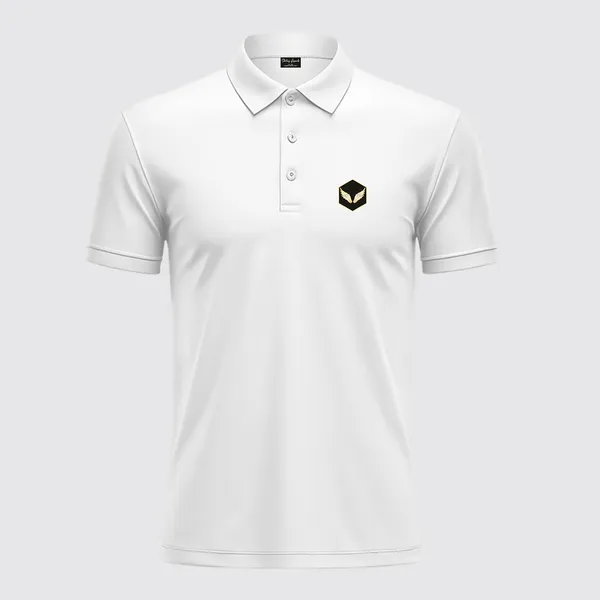 White_Cotton_Premium_&_Elegant_Polo_T-Shirt_For_Unisex