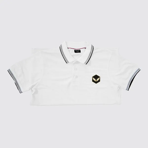 White_Wild_Star_Cotton_Premium_&_Elegant_Polo_T-Shirt_For_Unisex