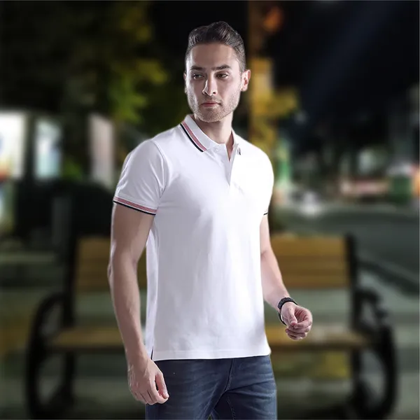 White_Wild_Star_Cotton_Premium_&_Elegant_Polo_T-Shirt_For_Unisex