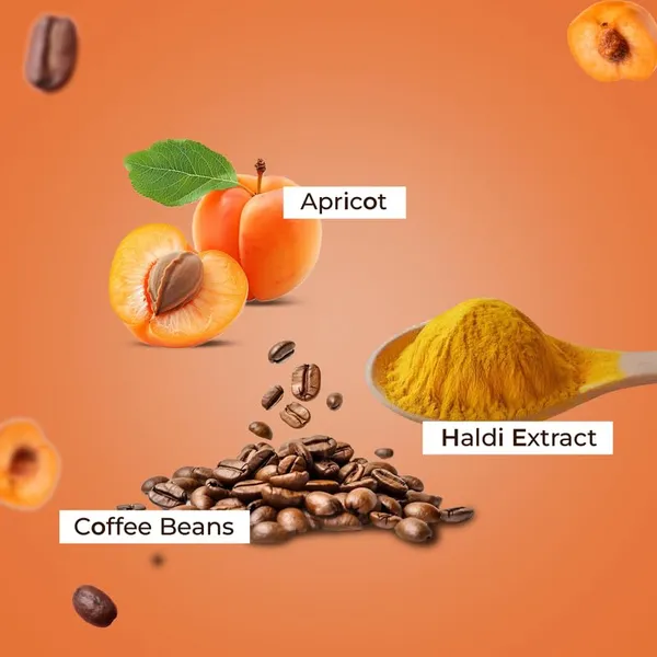 WELLNESS_Radiant_Glow_Deep_Cleansing_Coffee_Face_Scrub_With_Apricot_And_Haldi_Extract_(100_Ml)