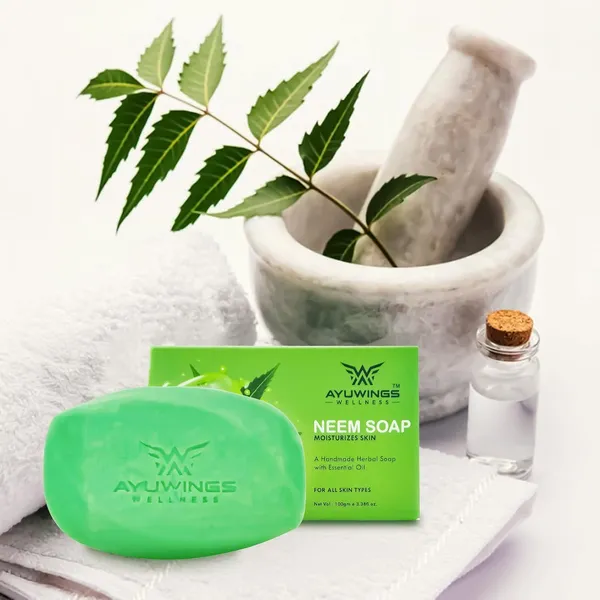 _Neem_Soap,_Handmade_Herbal_Soap,_100gm,_For_All_Skin_Types_(Pack_Of_5)