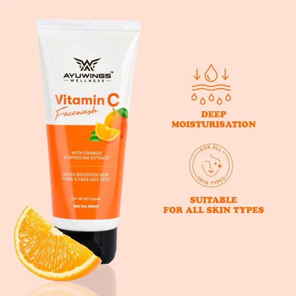 WELLNESS_Radiant_Glow_Nourishing_And_Detoxifying_Antioxidant-Rich_Vitamin_C_Face_Wash_With_Orange_And_Spirulina_Extract_(100ML_Each)
