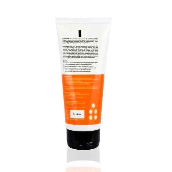 WELLNESS_Radiant_Glow_Nourishing_And_Detoxifying_Antioxidant-Rich_Vitamin_C_Face_Wash_With_Orange_And_Spirulina_Extract_(100ML_Each)