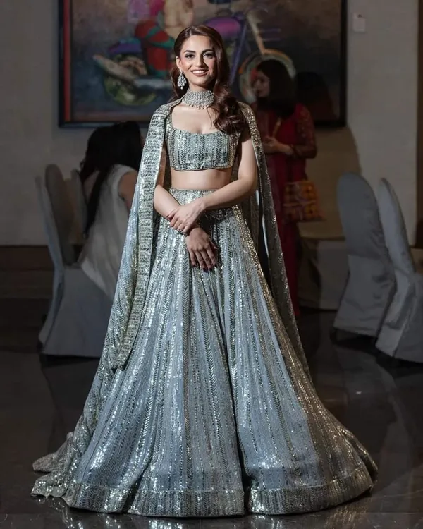 Grey_Faux_Georgette_Bridal_Semi-Stitched_Lehenga_Choli_With_Dupatta_Set_For_Women