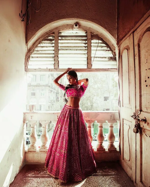 Rani_Bridal_Semi-Stitched_Lehenga_Choli_With_Dupatta_Set_For_Women