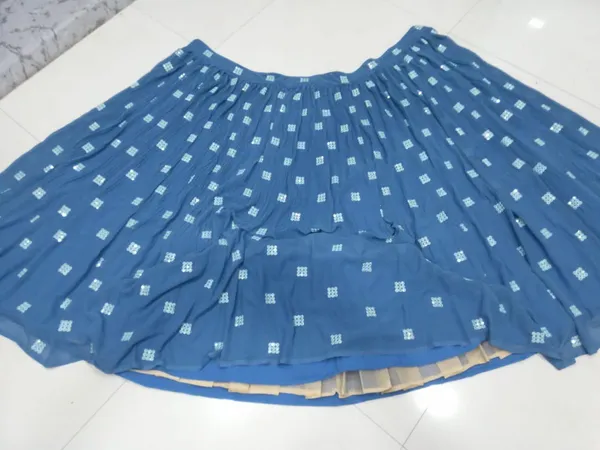 Blue_Georgette_Fabric_Semi-Stitched_Lehenga_Choli_With_Duptta_Set_For_Women