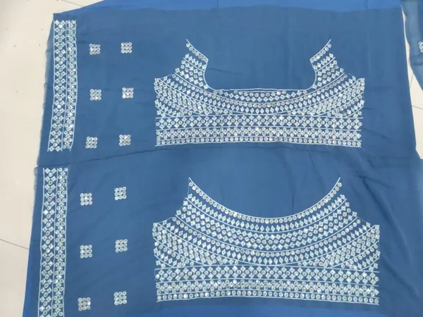 Blue_Georgette_Fabric_Semi-Stitched_Lehenga_Choli_With_Duptta_Set_For_Women