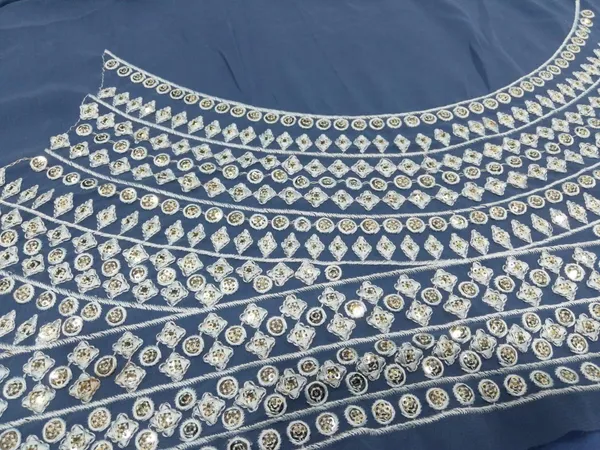 Blue_Georgette_Fabric_Semi-Stitched_Lehenga_Choli_With_Duptta_Set_For_Women