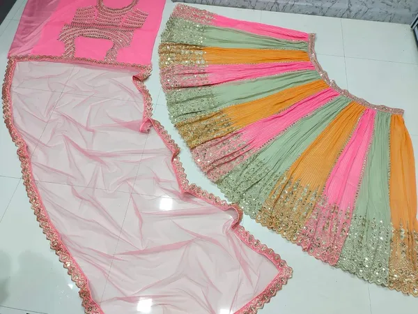 Multicolor_Crush_Georgette_Readymade_Semi-Stitched_Lehenga_Choli_With_Dupatta_Set_For_Women