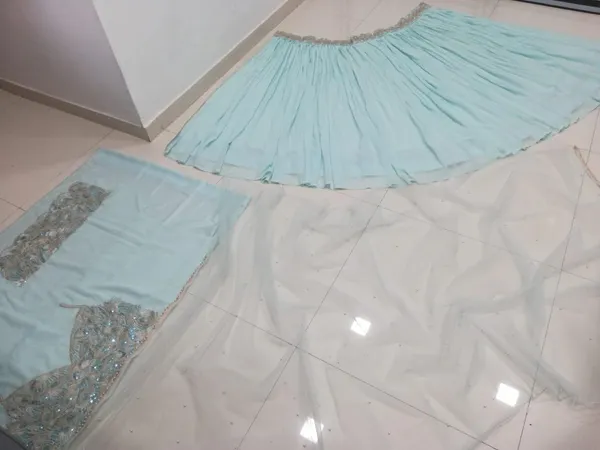 Light_Blue_Faux_Georgette_Semi-Stitched_Lehenga_Choli_With_Dupatta_Set_For_Women