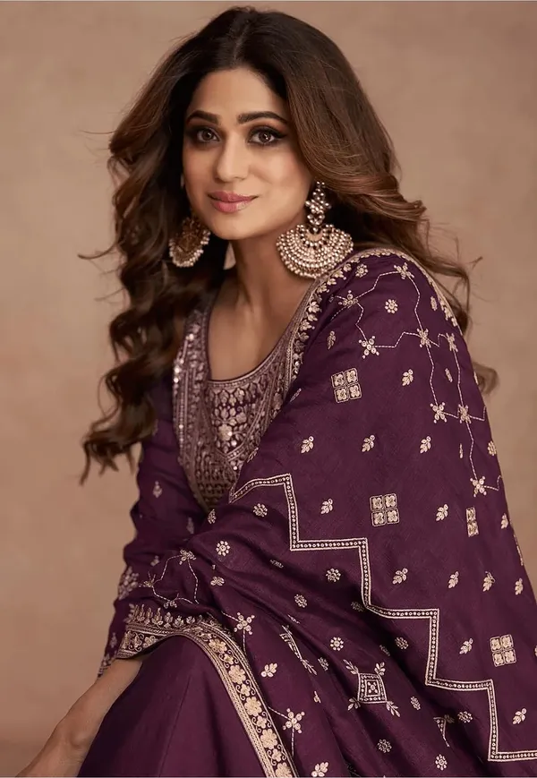 Wine_Anarkali_Gown_With_Heavy_Embroidery_and_Dupatta_Set_For_Women__|_Sizes_Upto_3XL