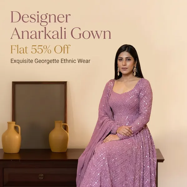 Light_Purple_Georgette_Designer_Anarkali_Gown_With_Dupatta_Set_For_Women
