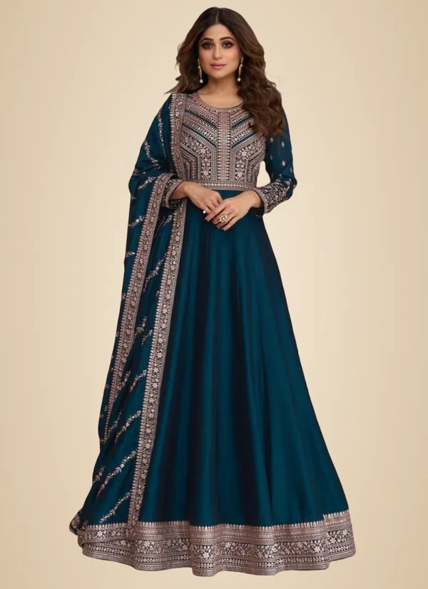 Teal_Blue_Anarkali_Gown_With_Heavy_Embroidery_and_Dupatta_Set_For_Women_|_Sizes_Upto_3XL