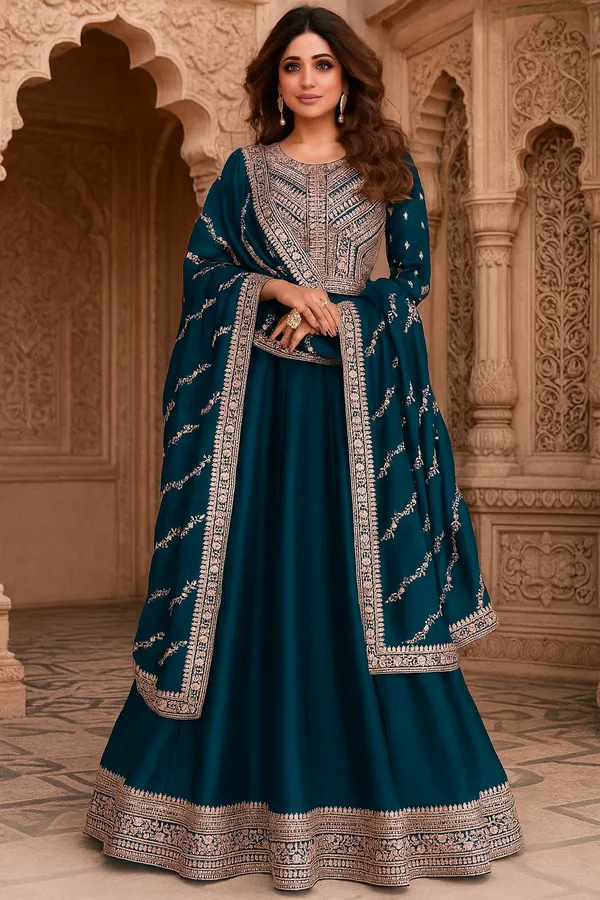 Teal_Blue_Anarkali_Gown_With_Heavy_Embroidery_and_Dupatta_Set_For_Women_|_Sizes_Upto_3XL