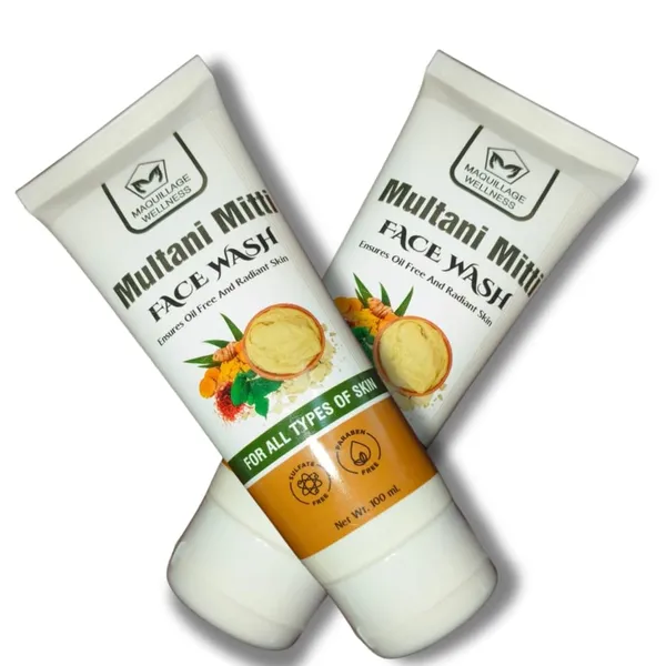 Multani_Mitti_Face_Wash_With_Kesar_Turmeric_Extracts_200Ml_Suitable_For_All_Skin_Types_Pack_Of_2