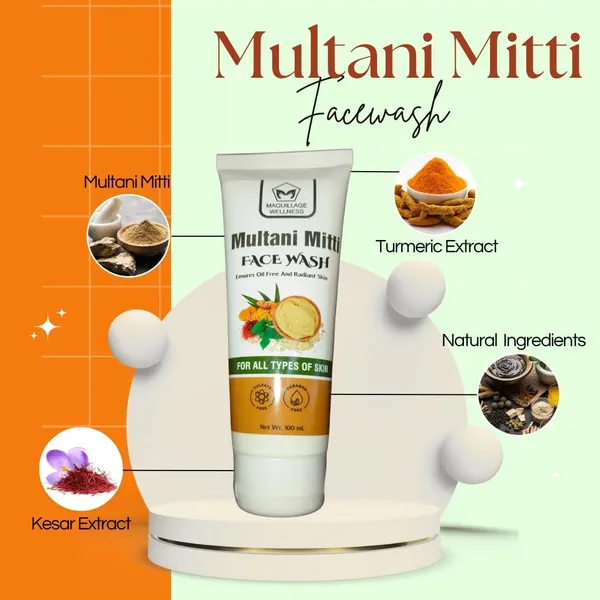 Multani_Mitti_Face_Wash_With_Kesar_Turmeric_Extracts_200Ml_Suitable_For_All_Skin_Types_Pack_Of_2