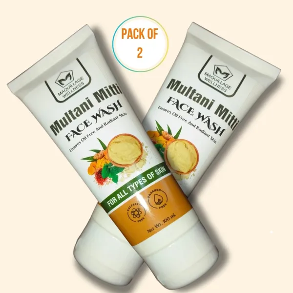 Multani_Mitti_Face_Wash_With_Kesar_Turmeric_Extracts_200Ml_Suitable_For_All_Skin_Types_Pack_Of_2