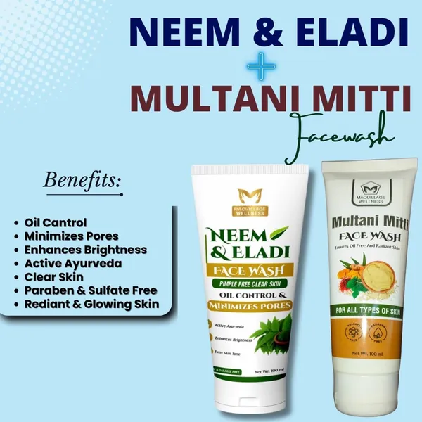 Multani_Mitti_Neem_Eladi_Ayurvedic_Face_Wash_Oil_Control_Acne_Care_100_Ml_Pack_Of_2