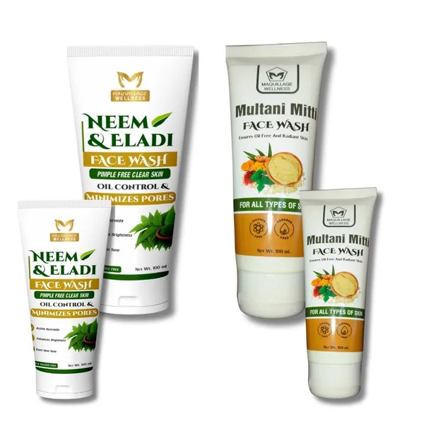 Multani_Mitti_Neem_And_Eladi_Ayurvedic_Face_Wash_Oil_Control_Acne_Care_Pack_Of_4
