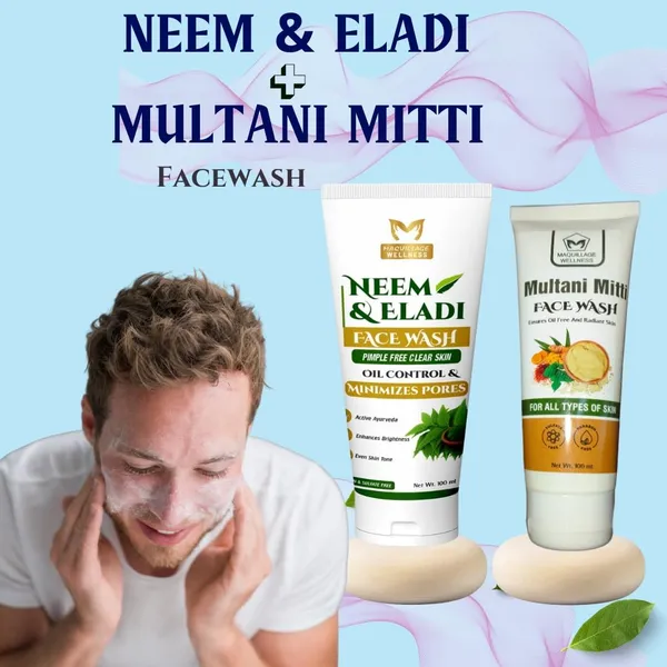 Multani_Mitti_Neem_And_Eladi_Ayurvedic_Face_Wash_Oil_Control_Acne_Care_Pack_Of_4