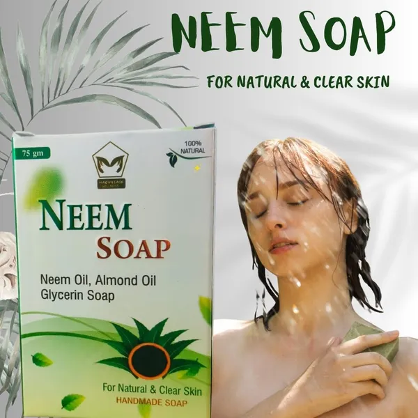 Neem_Soap_With_Neem_Oil_Almond_Oil_Glycerin_For_Clear_Glowing_Skin_Pack_Of_4_150_Each