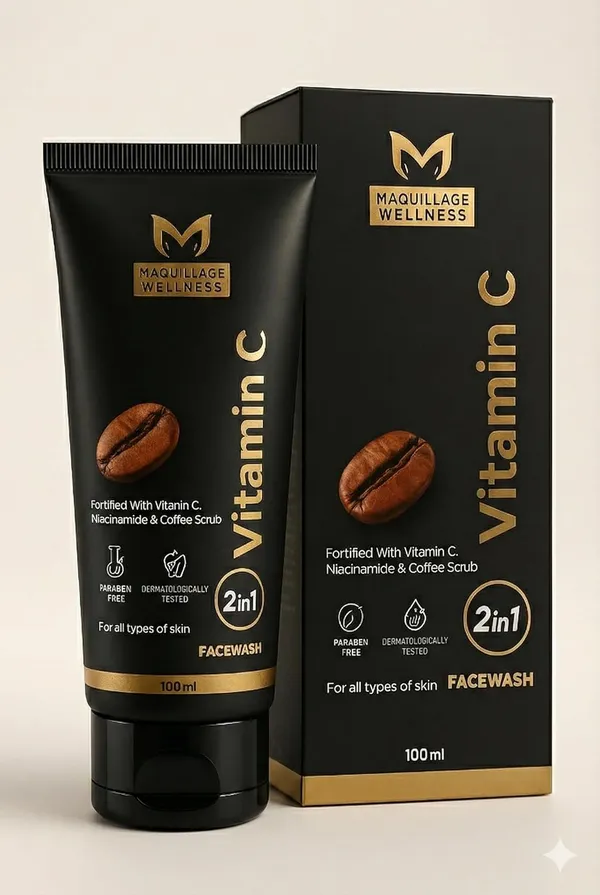 2_In_1_Vitamin_C_Face_Wash_With_Niacinamide_And_Coffee_Scrub_Black_And_Gold_100Ml_For_All_Skin_Types_Brightening_And_Hydrating