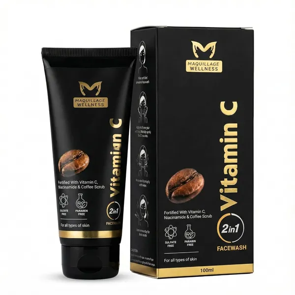 2_In_1_Vitamin_C_Face_Wash_With_Niacinamide_And_Coffee_Scrub_Black_And_Gold_100Ml_For_All_Skin_Types_Brightening_And_Hydrating