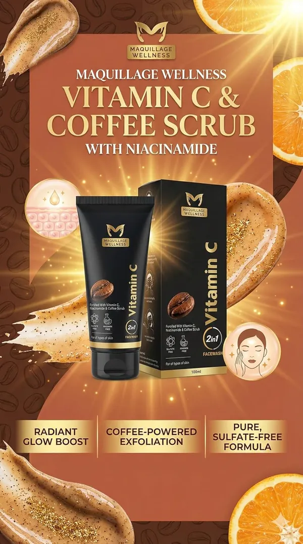 2_In_1_Vitamin_C_Face_Wash_With_Niacinamide_And_Coffee_Scrub_Black_And_Gold_100Ml_For_All_Skin_Types_Brightening_And_Hydrating