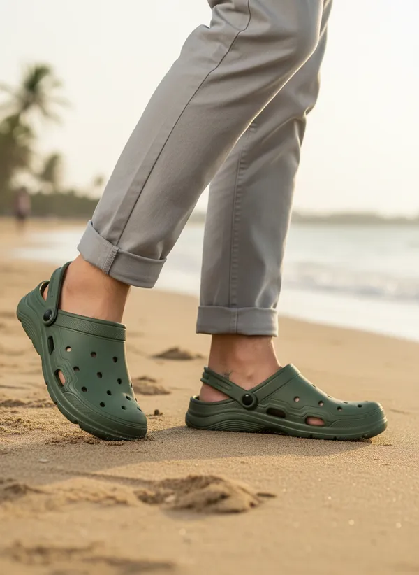 Olive_Ethylene_Vinyl_Acetate_Clogs_For_Men