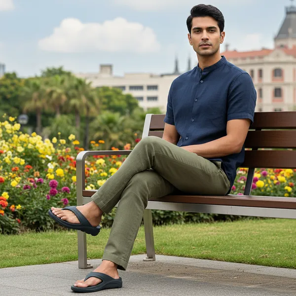 Black_Ethylene_Vinyl_Acetate_Flip_Flop_For_Men
