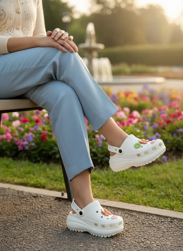 White_Ethylene_Vinyl_Acetate_Clogs_For_Women