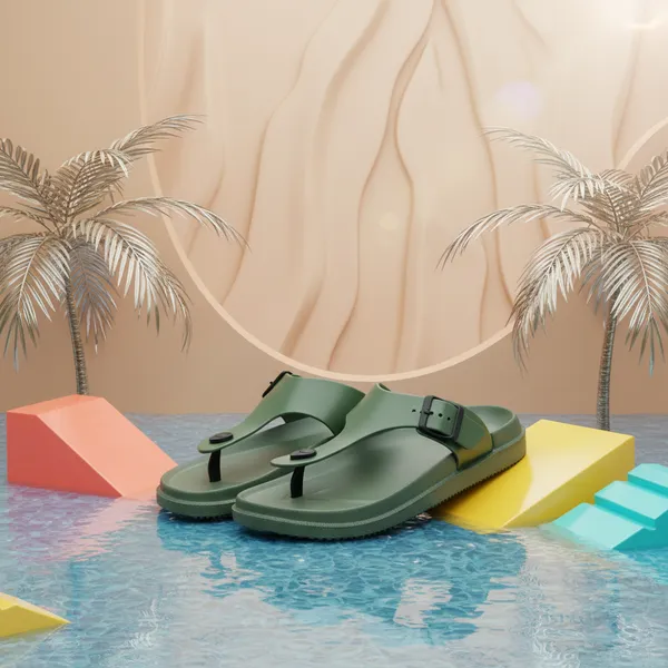 Olive_Ethylene_Vinyl_Acetate_Flip_Flop_For_Men