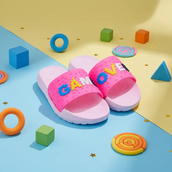 Pink_Ethylene_Vinyl_Acetate_Slides_For_Kid