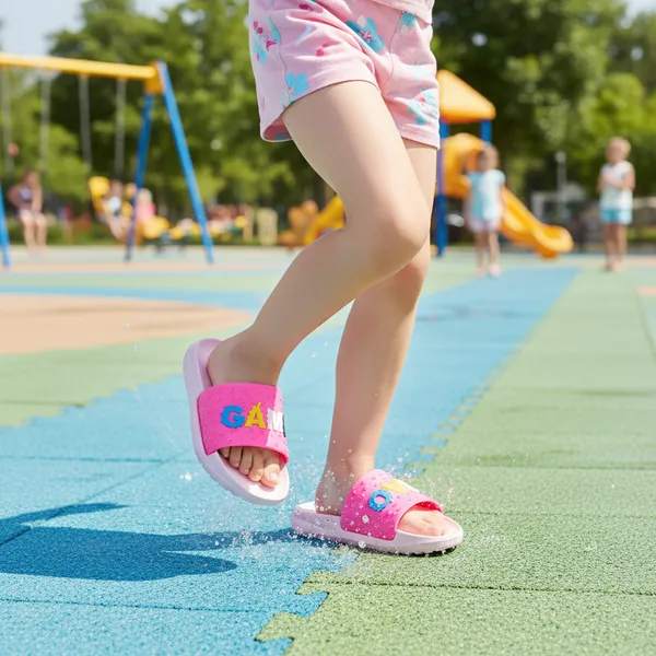 Pink_Ethylene_Vinyl_Acetate_Slides_For_Kid