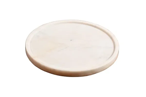 White_Round_Marble_Serving_Tray_Premium_Marble_Cheese_Board,_Cake_Stand,_Or_Decorative_Platter_Elegant_Home_Decor_I_8_Inch_Round_Tray