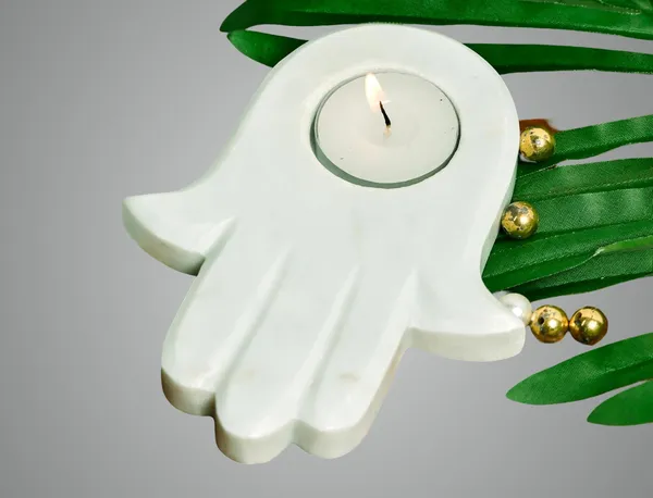White_Handcrafted_Marble_Hand_Shape_Tea_Light_Candle_Holder_For_Home_Decor_And_Candle_Light_Dinner_I_Decorative_Home_Accent_For_Spiritual_And_Modern_Decor_Festive_Gifting_I_Corporate_Gift