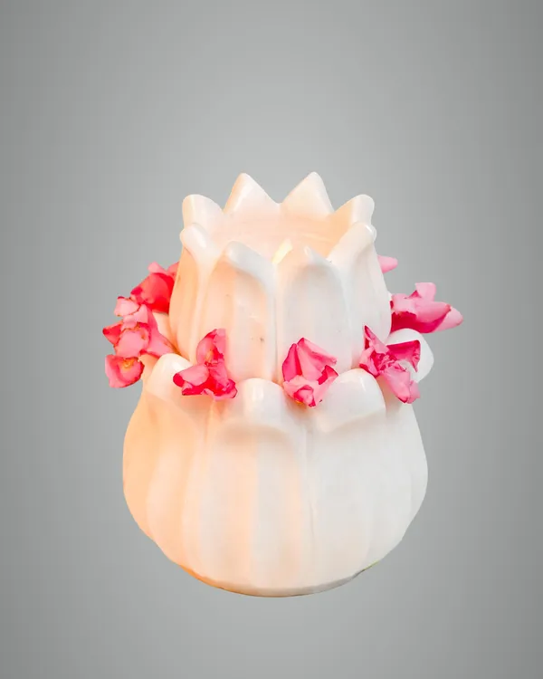 White_Marble_Handmade_Marble_Lotus_Design_3_Inch_Flower_Candle_Holder_Festival_Center_Table_Decoration