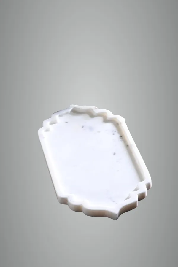 White_Mihrab_Marble_Decorative_Tray_Elegant_Multipurpose_Marble_Serving_Tray_With_Ornate_Edges_Perfect_For_Home_Decor,_Kitchen,_Or_Vanity_Use