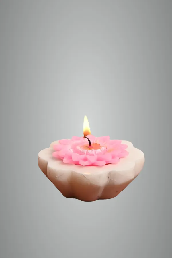 White_Diya_Marble_And_Brass_(Round)