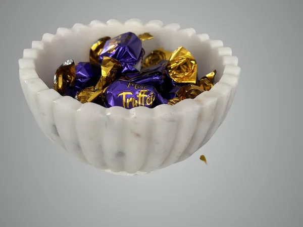 White_Handcrafted_Marble_Banswara_Bowl_Decorative_Carved_Stone_For_Serving,_Home_Decor,_Or_Vanity_Use_Natural_Stone_Dish_(5-Inch_Diameter)_One_Piece.