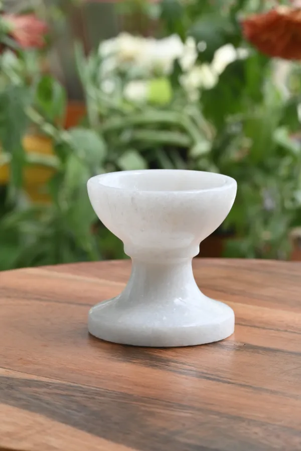 White_Handcrafted_Marble_Tea_Light_Candle_Holder_For_Home_Decor_And_Candle_Light_Dinner_Idecorative_Home_Accent_For_Spiritual_And_Decor_I_Festive_And_Corporate_Gift_(2_Diya),_2_Inch