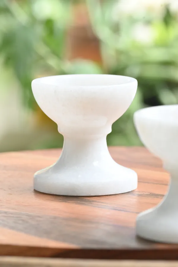 White_Handcrafted_Marble_Tea_Light_Candle_Holder_For_Home_Decor_And_Candle_Light_Dinner_Idecorative_Home_Accent_For_Spiritual_And_Decor_I_Festive_And_Corporate_Gift_(2_Diya),_2_Inch