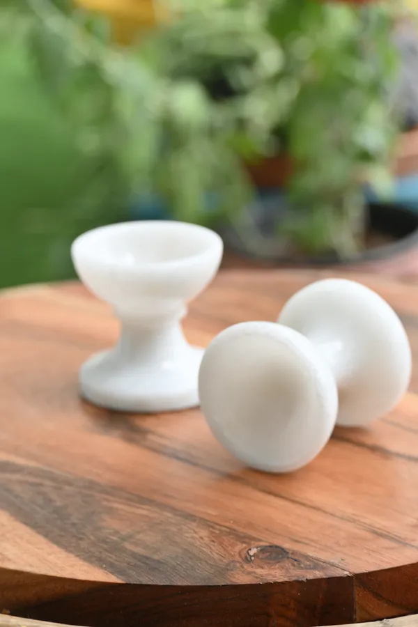 White_Handcrafted_Marble_Tea_Light_Candle_Holder_For_Home_Decor_And_Candle_Light_Dinner_Idecorative_Home_Accent_For_Spiritual_And_Decor_I_Festive_And_Corporate_Gift_(2_Diya),_2_Inch
