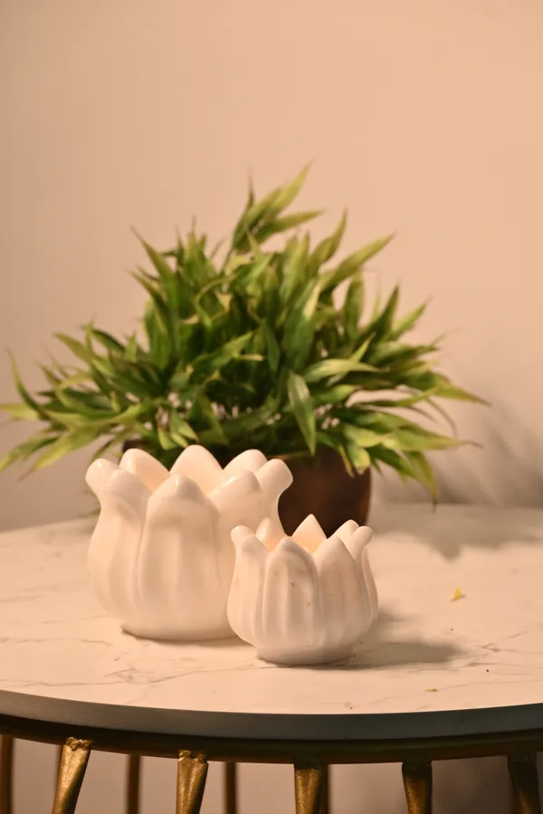 White_Marble_Handmade_Marble_Lotus_Design_3_Inch_Flower_Candle_Holder_Festival_Center_Table_Decoration